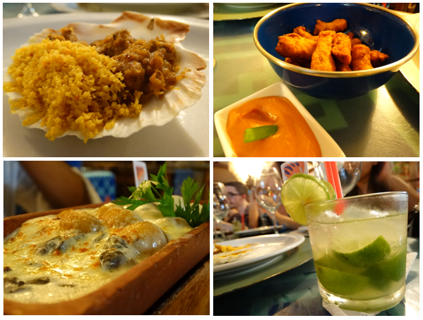 peixe na telha comidas