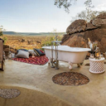 banheiro Madikwe Hills Private Game Lodge