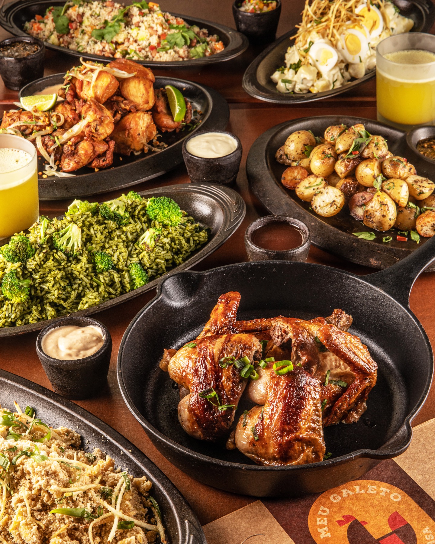 O galeto na brasa é um delivery do Chef peruano Marco Espinoza. A marca ...