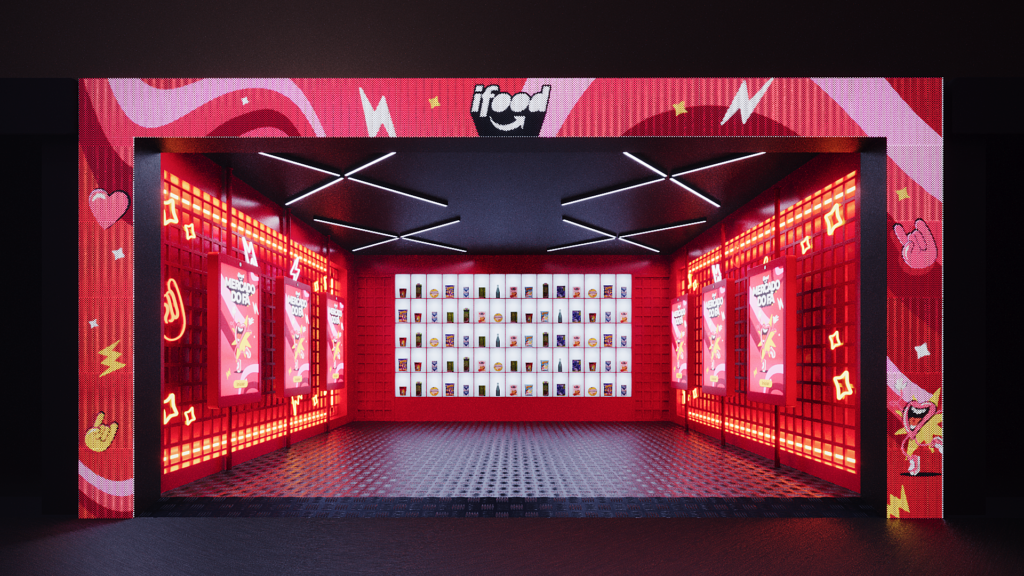 Stand do iFood na Cidade do Rock