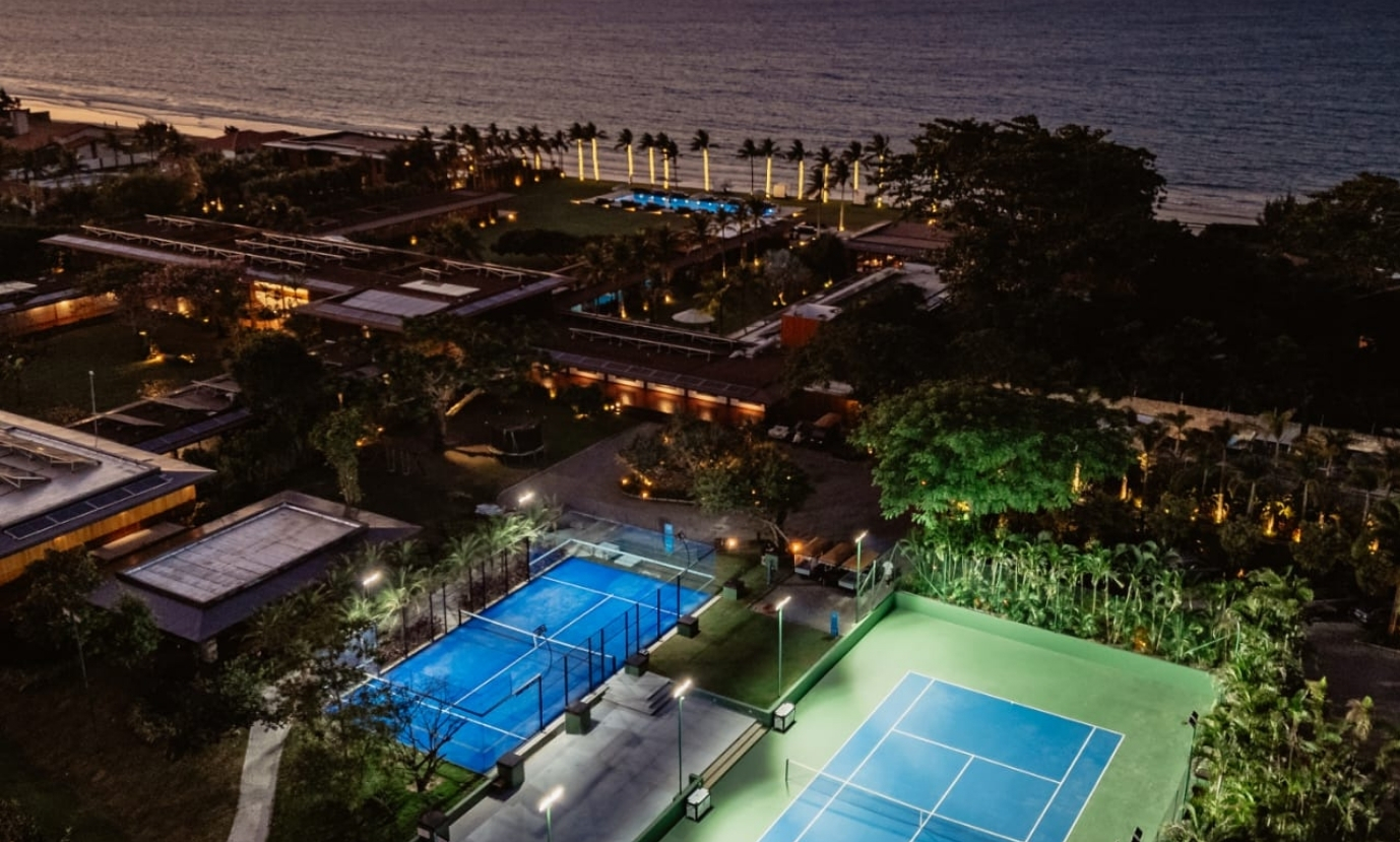 A Concept Hotel & Spa e quadras de padel | Foto: Reprodução/Maior Viagem