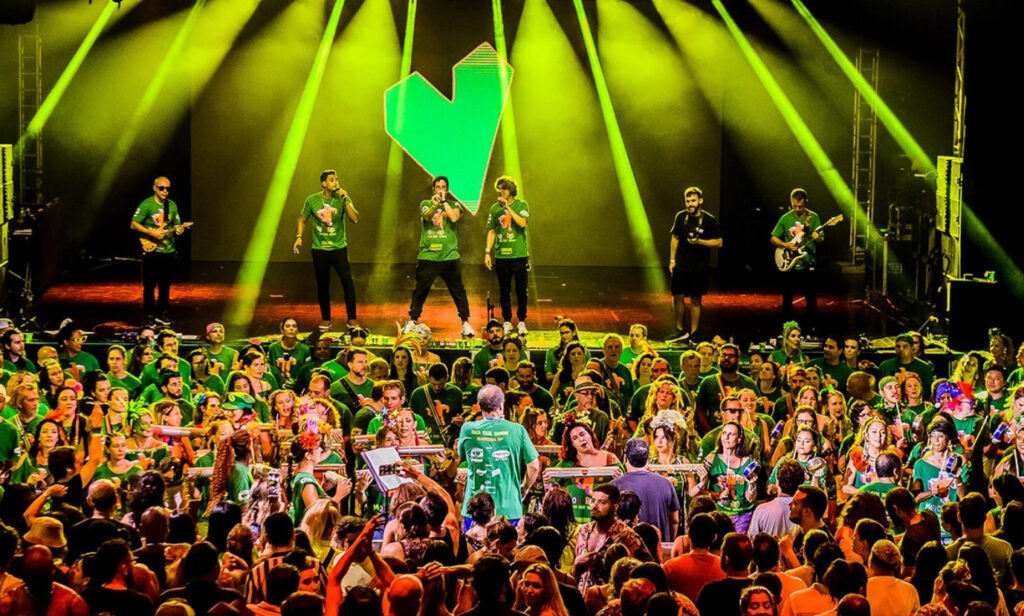 Ensaio do Monobloco em São Paulo