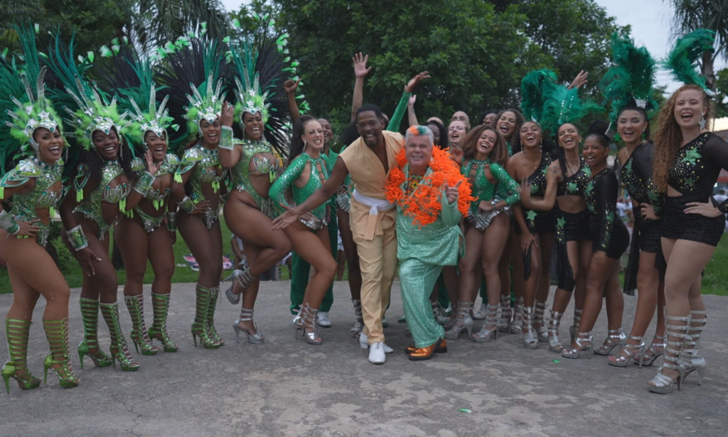 Quadro sobre os enredos das Escolas de Samba no RJ TV