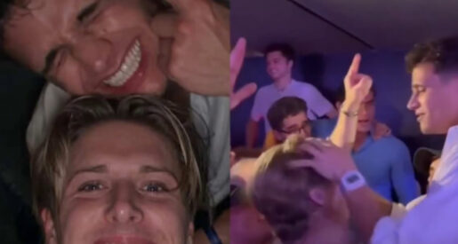 Lando Noris comemorando título da Fórmula 1