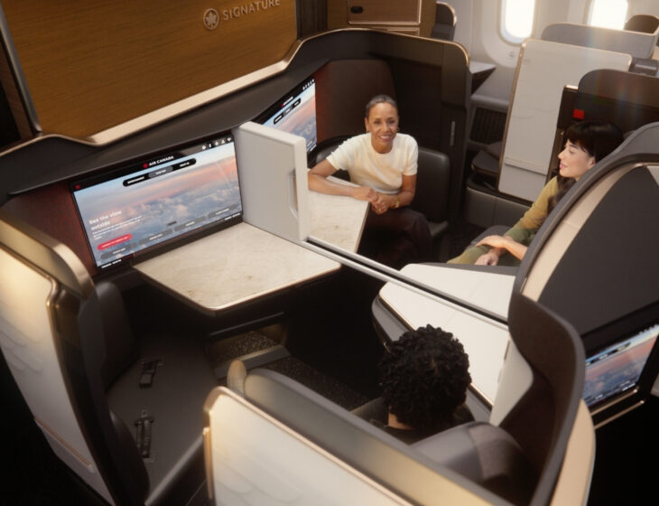 Air Canada anuncia novidades em sua cabine business