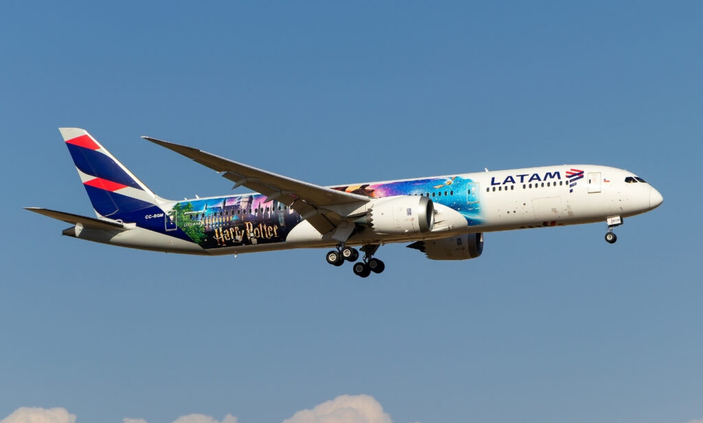 Voo especial da Latam de Harry Potter