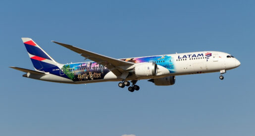 Voo especial da Latam de Harry Potter