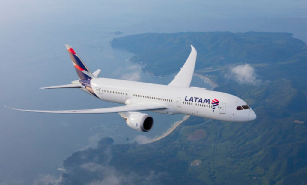 Voo da Latam de Fortaleza para Miami